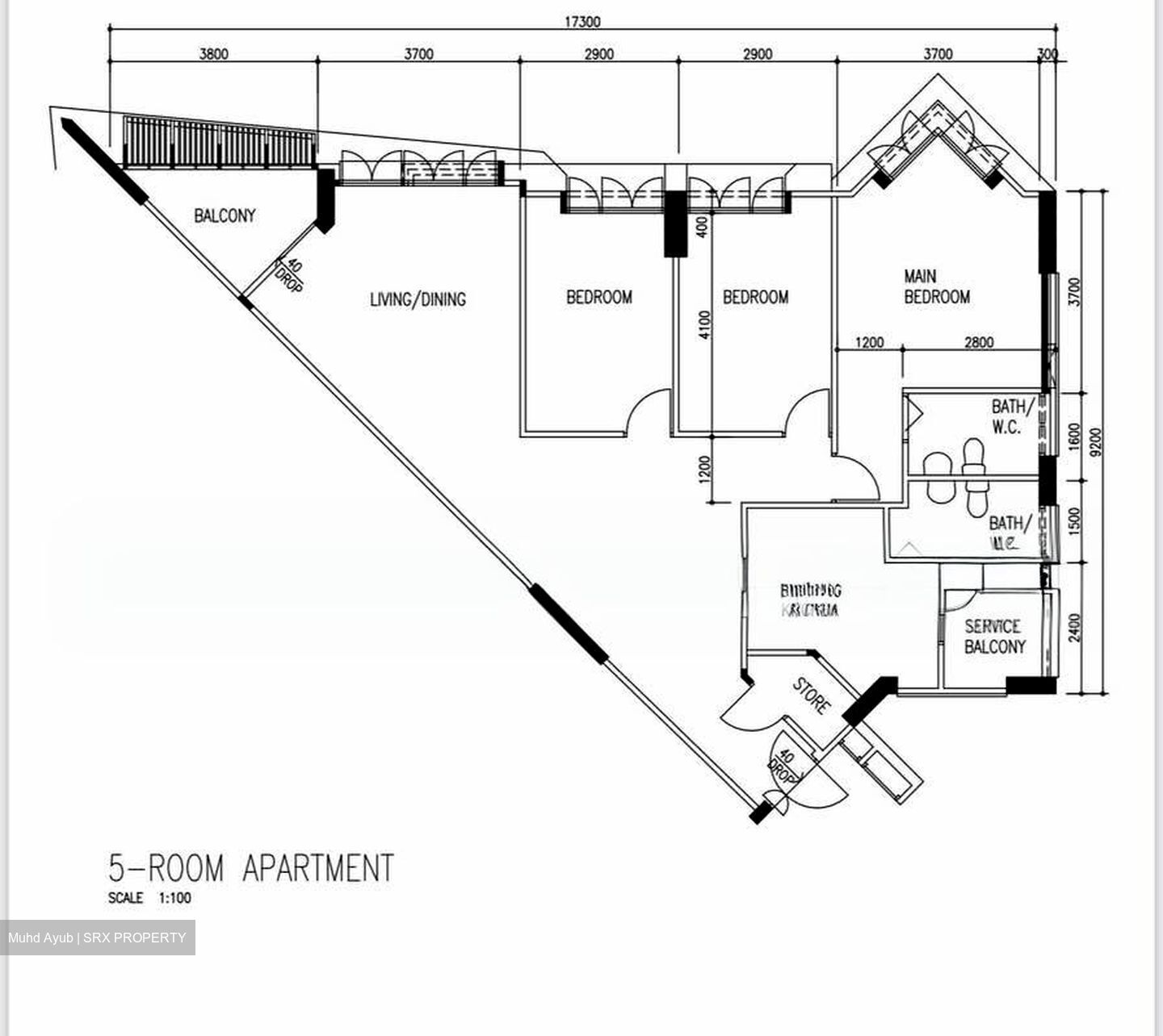Blk 39 Cambridge Road (Kallang/Whampoa), HDB 5 Rooms #546580001